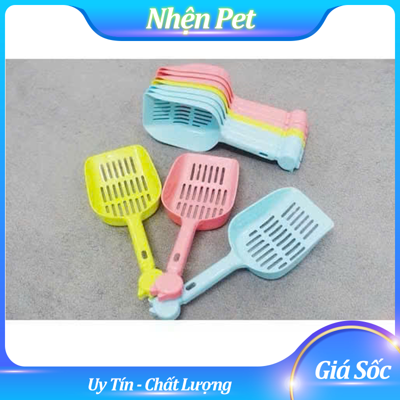 Xẻng xúc cát hốt phân vê sinh cho mèo