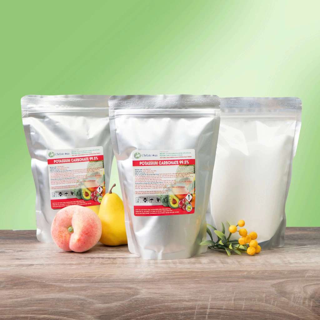 Phân bón Kali Cacbonat (K2CO3 - Kali hữu cơ) K2O = 68% (gói 1kg)