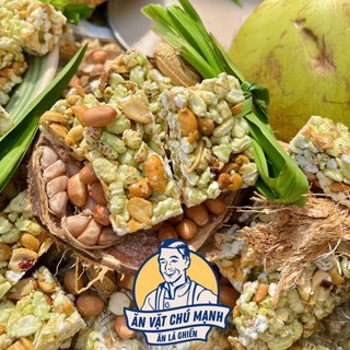 Cốm Nếp Đậu Phộng Lá Dứa Cốt Dừa