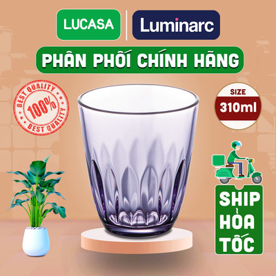Ly Thủy Tinh Luminarc Neo Ray Purple 310ml - Loại Cường Lực Thấp L5990 | Phân Phối Chính Hãng