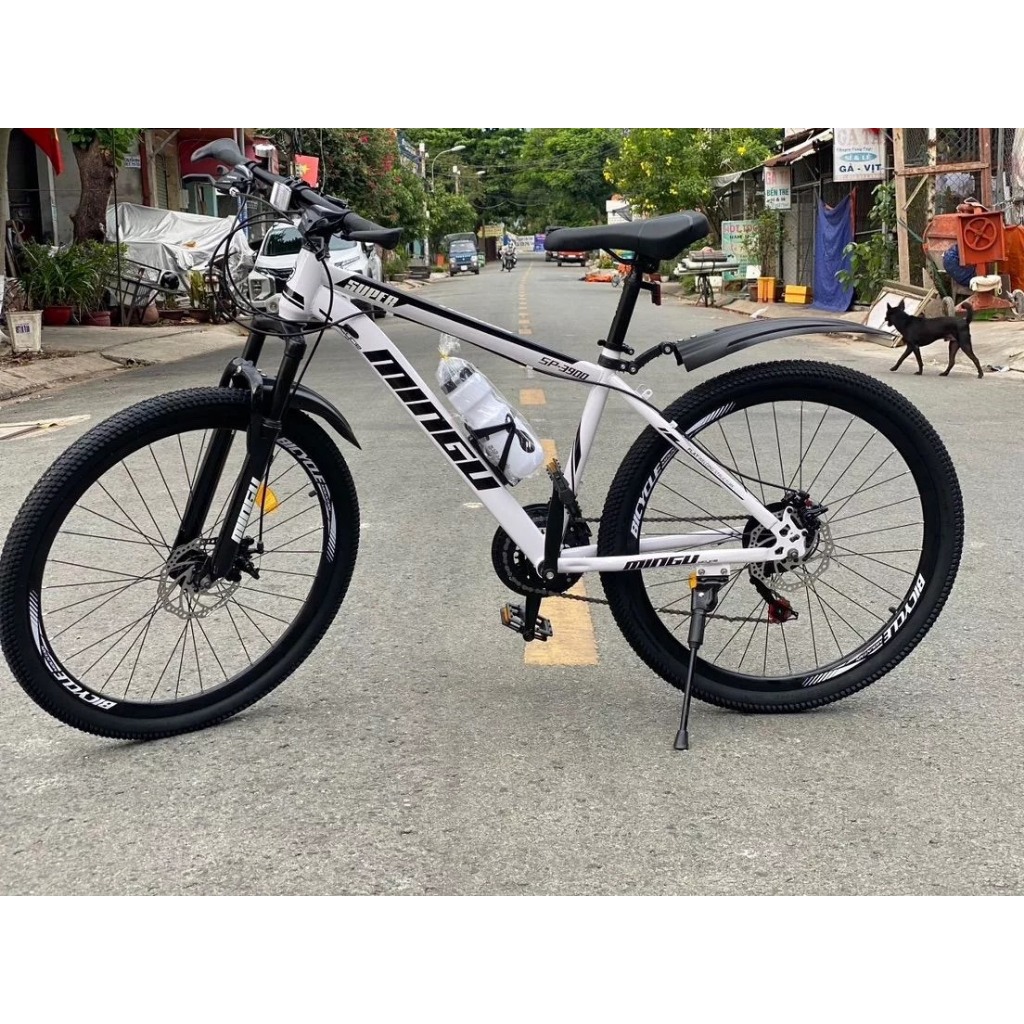 [TẶNG FULL PHỤ KIỆN] Xe đạp Mingu bánh 26inch, 21 tốc độ, phanh đĩa, giảm sóc,CHÍNH HÃNG