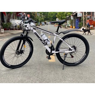 [TẶNG FULL PHỤ KIỆN] Xe đạp Mingu bánh 26inch, 21 tốc độ, phanh đĩa, giảm sóc,CHÍNH HÃNG