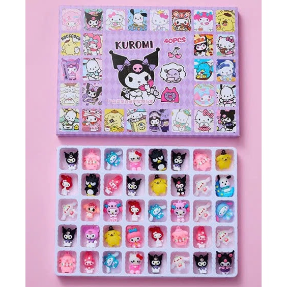 Hidden box Hộp Quà 40 món Koromi /Gấu Dâu /EGgy Party Vàng /Ông giá noel /Capybara-Quà tặng bé yêu.