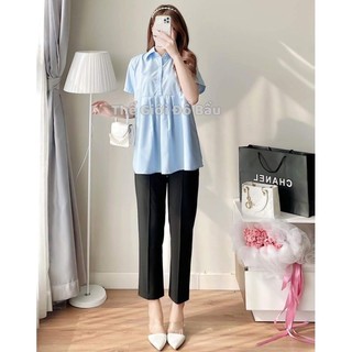 sơ mi bầu công sở