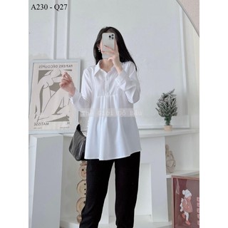 sơ mi bầu công sở
