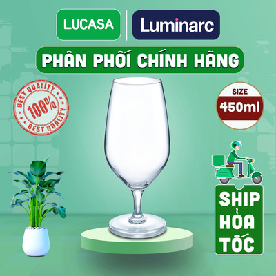 Bộ 6 Ly Thủy Tinh Luminarc Maine Multi Purpose 450ml - Loại Cao BOL4224 | Phân Phối Chính Hãng
