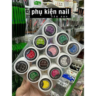 Sét gel vẽ PAINTING Set Gel 12 Màu Vẽ Nail Tạo Loang Không Vón