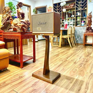 Chân đế loa Marshall Stanmore ( 1-2-3), Woburn (1-2-3) chất liệu gỗ cao cấp VÂN GỖ TỰ NHIÊN