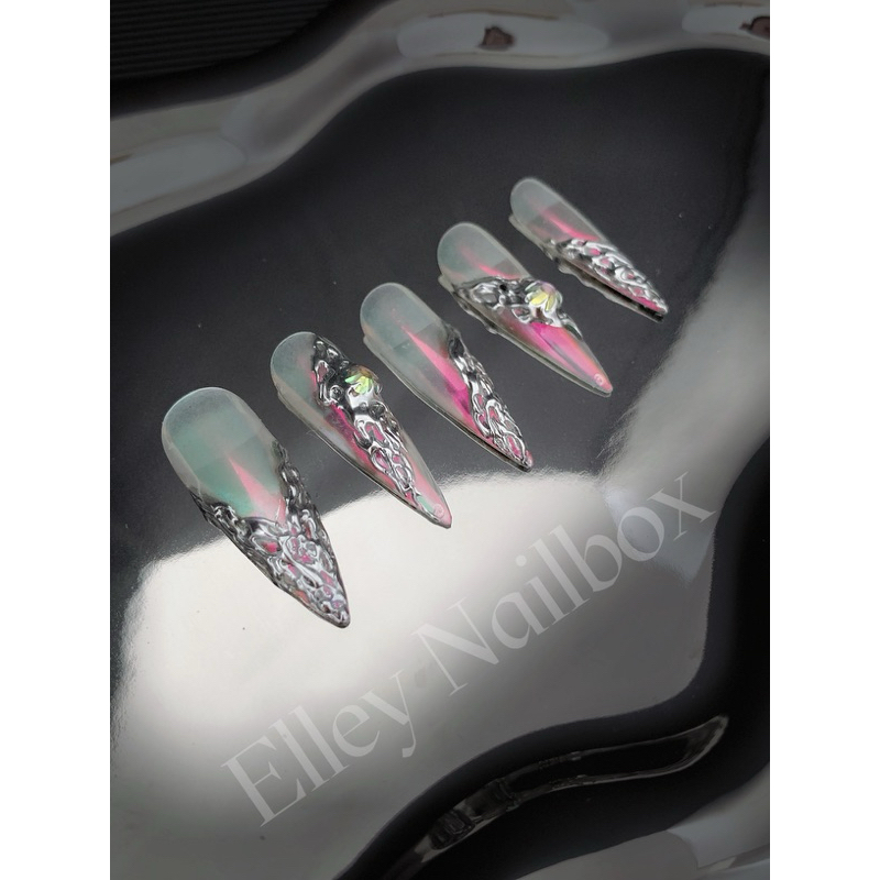 M71 - Nailbox Design Gel Noải Nền Trong