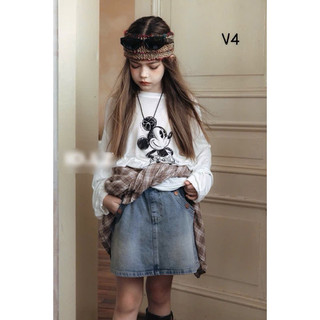 chân váy jean bé gái size đại [110-160] ảnh thật