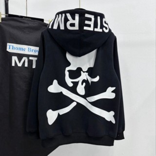 [M] Áo Khoác hoodie zip nam nữ Phillip Plein nỉ chân cua in đầu lâu xương chéo hai mặt zip ống tay... #Hot #2025