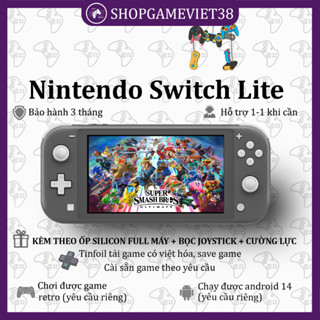Máy chơi game Nintendo Switch Lite mod chip, HACK hắc ám tải game free [SHOPGAMEVIET38]