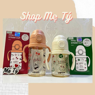Bình hút Nắp bật PPSU UBmom phiên bản Mùa đông Winter Noel Giáng sinh Hàn Quốc 200ml / 280ml