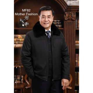 Áo phao lót lông nam trung niên, Áo khoác cho bố 82