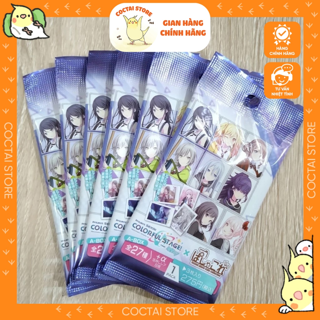 [Coctai][Sẵn][CHÍNH HÃNG] Thẻ Nhân Phẩm - Card Colorful Stage Box A - Random 1 Pack/3 Thẻ