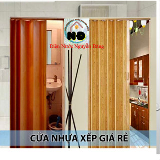 [Hỏa Tốc] Cửa Xếp Cửa Nhựa Nhà Vệ Sinh Dày Dặn Giá Rẻ Đủ Kích Thước Tặng Phụ Kiện - Shop Nguyễn Đăng