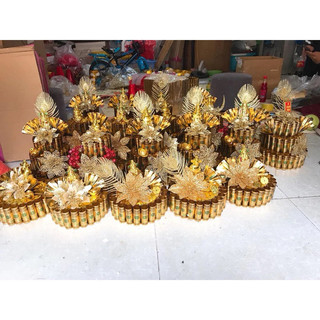 1 tờ tiền USD mạ vàng, đồng đô la mạ vàng làm tháp tỏi, làm oản, giỏ hoa, tháp bánh tháp nước Tài lộc, giỏ quà Tết