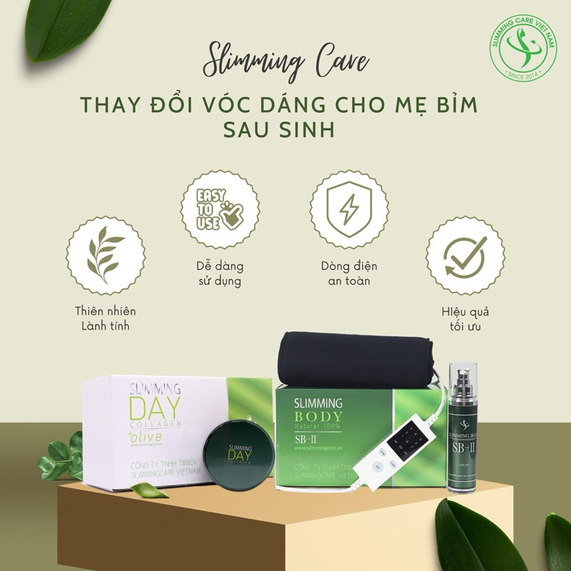 Bộ Ủ Nóng Giảm Mỡ Slimming Body SB2 Full Bộ Kèm Tinh Dầu Giảm Mỡ Bụng Đánh Bay Mỡ Thừa