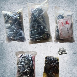 Ốc vít dàn Áo các loại xe Honda Dream, Wave, RS, S110, Neo xuất xứ Đài Loan