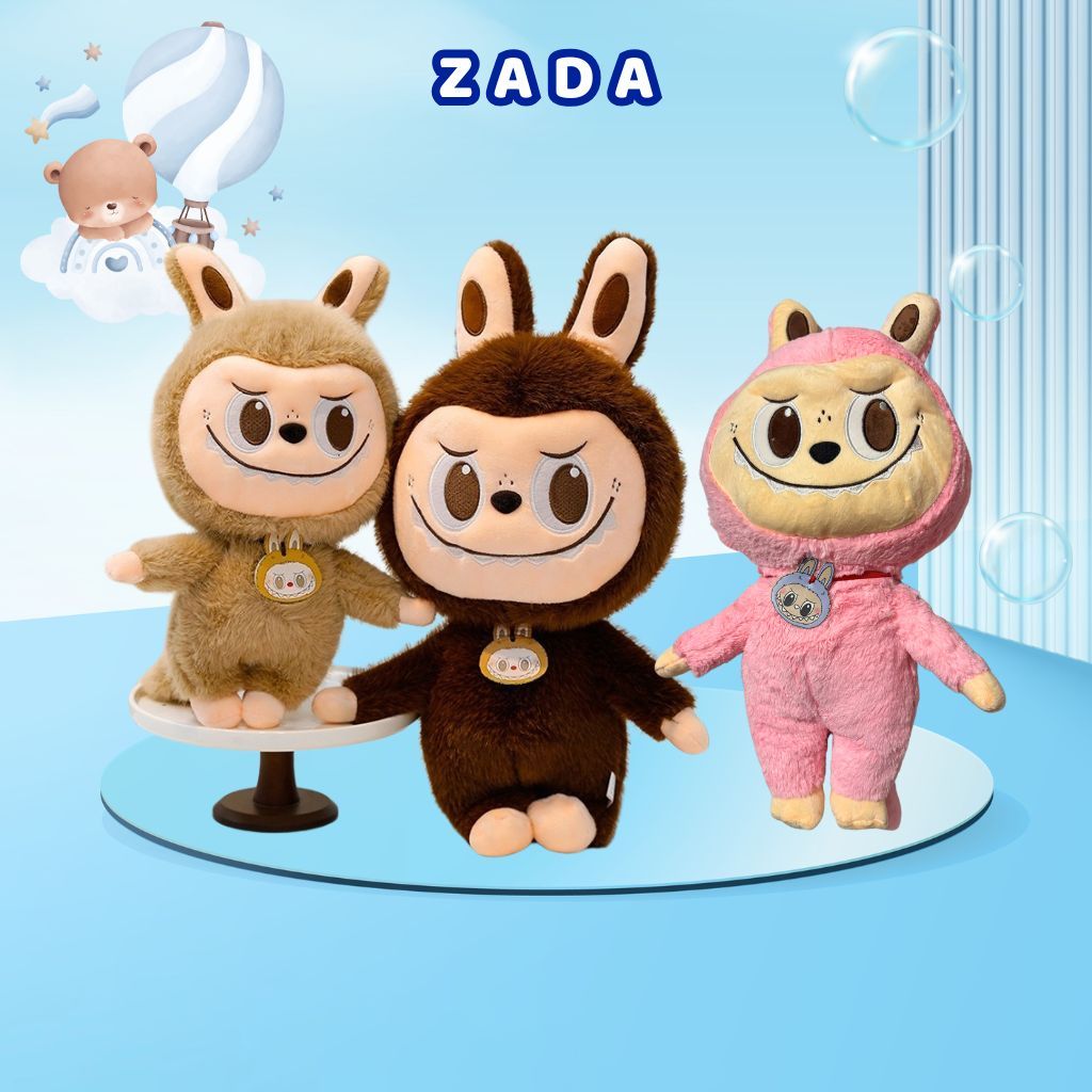Búp bê Labubu, gấu bông labubu từ mini đến size to ZADA