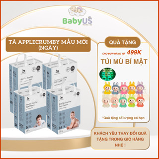 Bỉm tã quần/ tã dán NGÀY Applecrumby Slimdry Easyday tã ngựa siêu thấm hút khô thoáng [BabyUS]