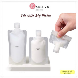Túi Chiết Mĩ Phẩm MUH 30ml 50ml 100ml Lọ Chiết Dầu Gội Sữa Tắm Dầu Xả Có Thể Tái Sử Dụng Thích Hợp Đi Du Lịch