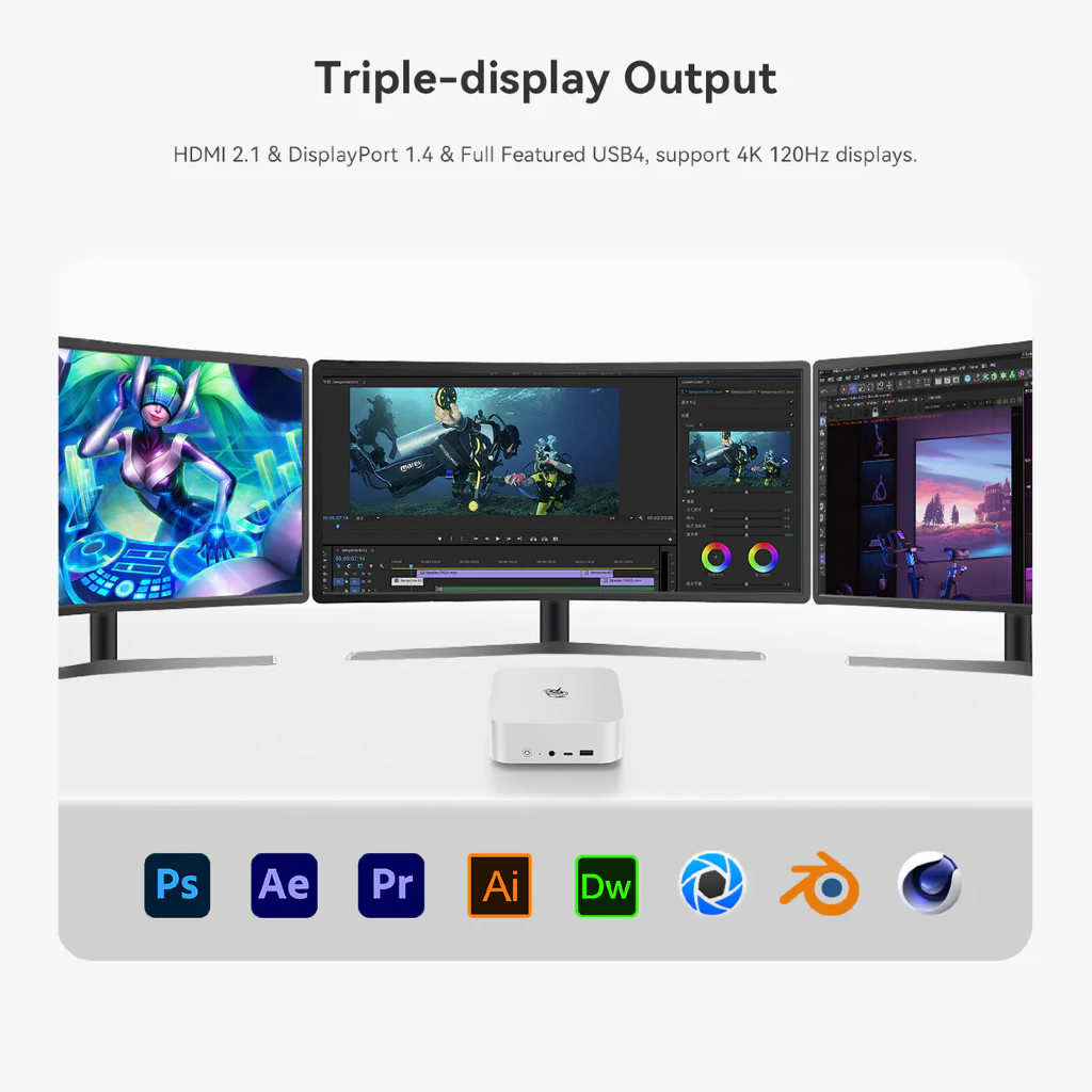 Mini PC Beelink SER8 AMD Ryzen 7 8845HS/8745HS RADEON 780M DDR5 NVMe4, Minisforum Ser 8 R7 8000 | BigBuy360 - bigbuy360.vn