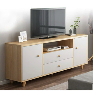 Kệ tivi phòng khách phong cách Bắc Âu dễ dàng kết hợp với nhiều mẫu bàn trà và ghế sofa A11