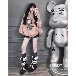 Áo Nỉ Hoodies Hình Cô Gái CÓ MŨ