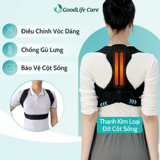 Đai Chống Gù Lưng Nam Nữ GoodLife Care [Mã Backpro] Nâng Đỡ Cố Định Cột Sống Đai Chống Gù Chỉnh Dáng Sửa Tư Thế