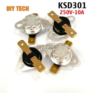 Relay Nhiệt KSD301 80 85 90 95 100 110 120 130 140 150 180 190 200 độ (10A 250V)