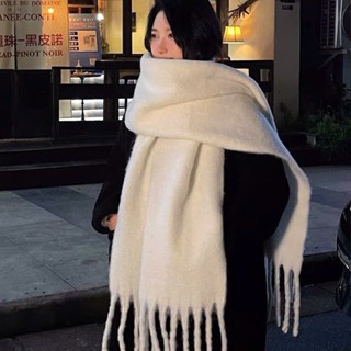 Khăn Quàng Cổ Bản To Ấm Áp BST Màu Trơn Mới, Khăn Len Dạ Choàng Chất Liệu Dày Dặn Style Hàn Quốc