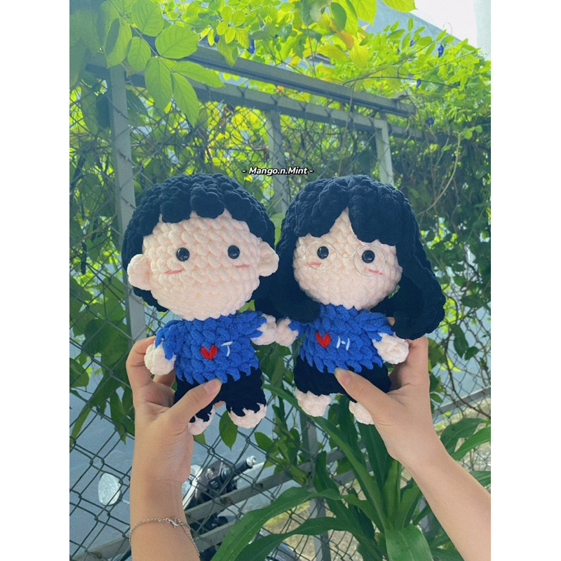 Doll couple / Doll móc len / Búp bê móc len theo yêu cầu