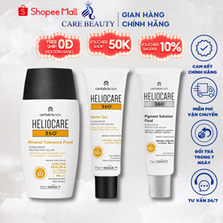 Kem Chống Nắng Heliocare 360 Water Gel Spf50+ 50ml Chính Hãng Cho Da Thường, Hỗ Hợp Và Da Dầu
