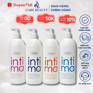 Dung Dịch Vệ Sinh Phụ Nữ Intima Ziaja 200ml - 500ml Gel Phụ Khoa Giảm Khí Hư Huyết Trắng Full Màu