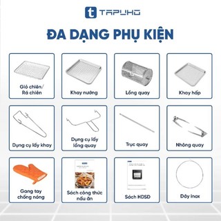 (Hỏa tốc) Nồi chiên hơi nước Tapuho TSF16 color / Bảo hành tận nhà 2.5 năm