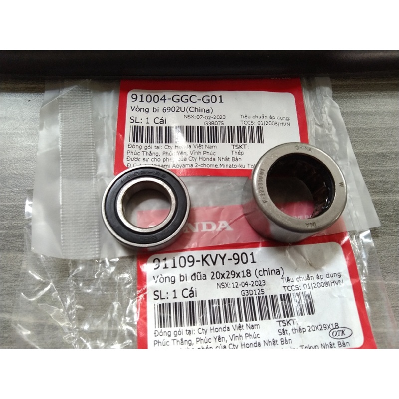 bạc đạn đũa pully bạc đạn 6902 ab air blade click vario sh mode lead 125 vision vs ( bán lẻ từng cái