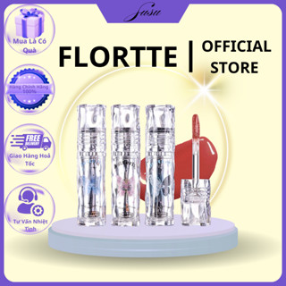 [Flortte] Son kem Flortte Super Beauty chất nhung bùn mịn mỏng nhẹ, mềm như bơ, che khuyết điểm làm mờ rãnh môi 2.3g
