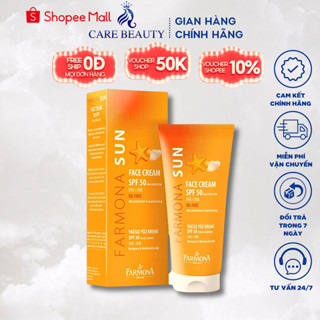  Kem Chống Nắng Farmona Sun Face Cream Oil Free SPF 50 Không Chứa Dầu Cho Da Dầu Mụn 50ml 