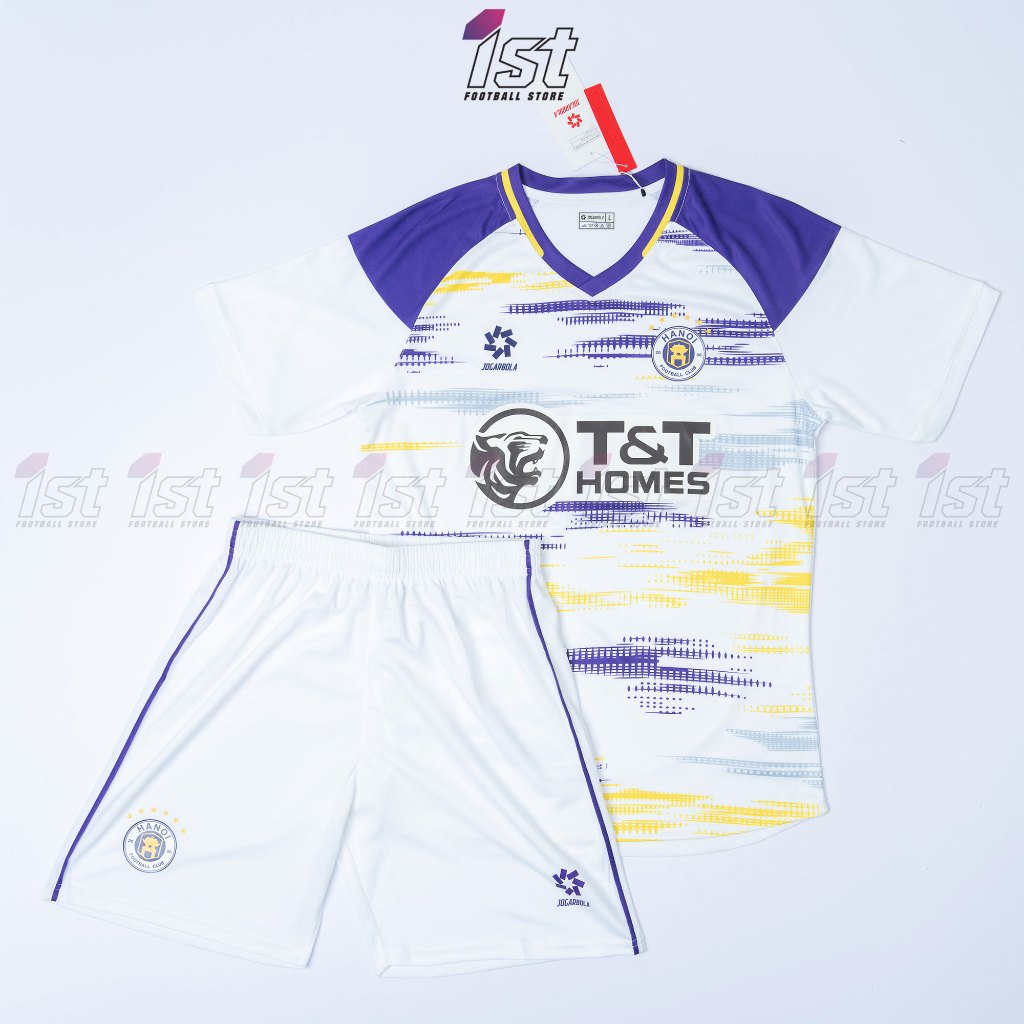 Áo Thi Đấu CLB Bóng Đá Hà Nội FC Màu Trắng Bản Fan V.League 2024-2025