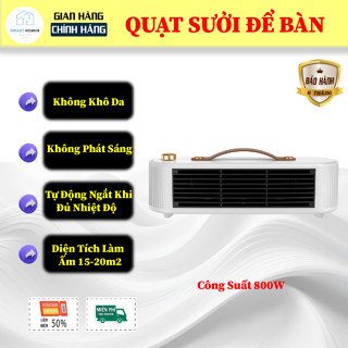 Máy sưởi gốm PTC để bàn cao cấp,không gây khô da,không đốt cháy oxi trong phòng,sử dụng linh hoạt,tiết kiệm điện