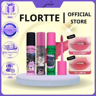   Flortte  Son kem Flortte Super Beauty chất nhung bùn mịn mỏng nhẹ mềm như bơ che khuyết điểm làm mờ rãnh môi 2.3g 