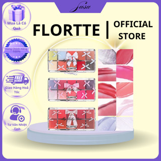[Hỏa Tốc] Bảng son bóng FLORTTE 10 ô My Baby Bow Kèm Cọ
