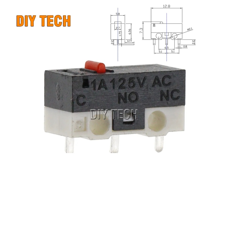 Set 5 Công tắc chuột máy tính KW-10 hành trình