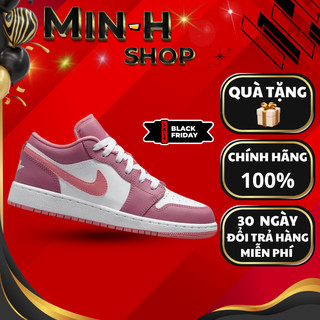  Giày Nike Air Jordan 1 Low GS Desert Berry 553560-616 chính hãng jordan desert berty FullBox Min-H Shop 