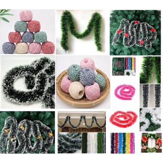 HỎA TỐC HCM - MUA 4 TẶNG 1 Dây cotton dệt, macrame dây kim tuyến, dây đuôi chồn màu sắc đa dạng gói quà, trang trí noel