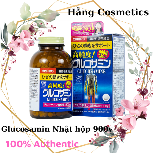 Viên uống glucosamine orihiro 900 viên Nhật Bản