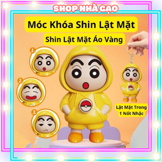 Móc treo chìa khoá Natra, Shin Chan thay đổi khuôn mặt cậu bé bút chì dễ thương móc khoá treo balo hotrend hoạt hình