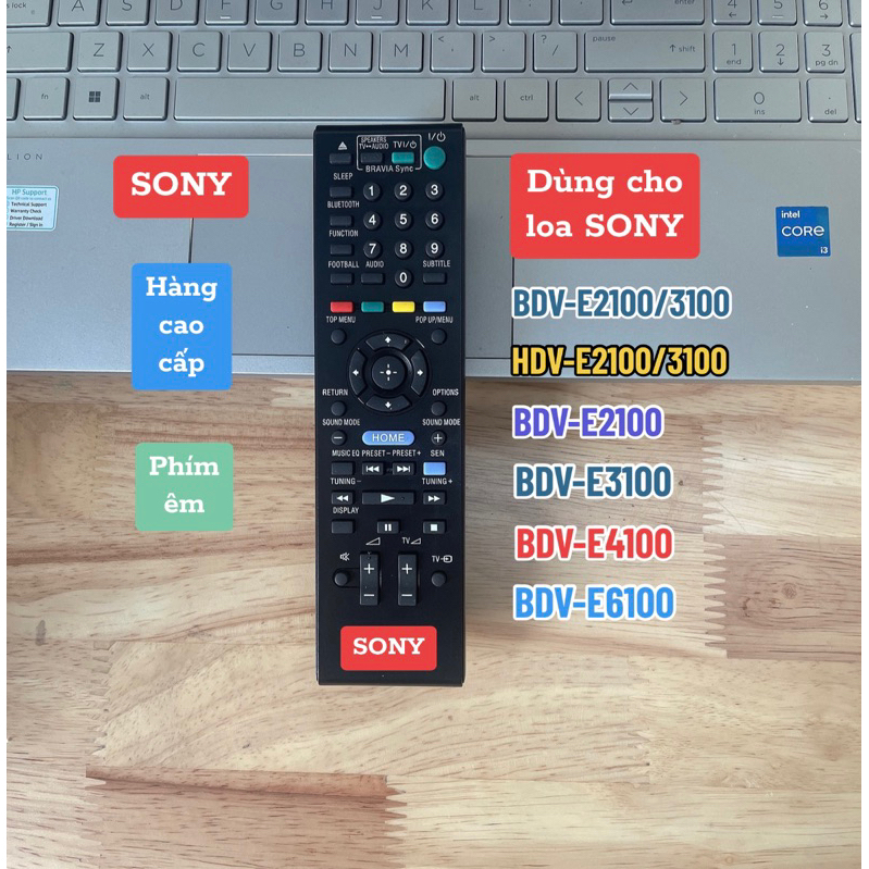 Điều khiển dàn âm thanh loa Sony hàng cao cấp