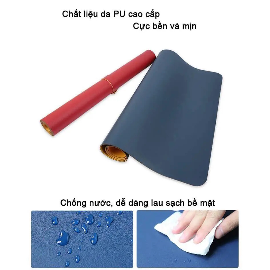 Thảm Da Trải Bàn Làm Việc Lót Chuột, Bàn Phím  Chống Thấm Nước, Cao Cấp Nhiều Màu Size 120x50, 100x50 - SIZIBOX | BigBuy360 - bigbuy360.vn